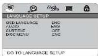 MUSE M-65 DM - Language setup page - 1