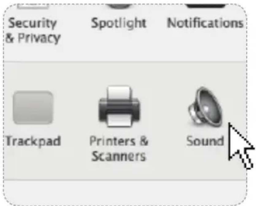 Security & Privacy Spotlight Notifications Trackpad Printers & Scanners Sound