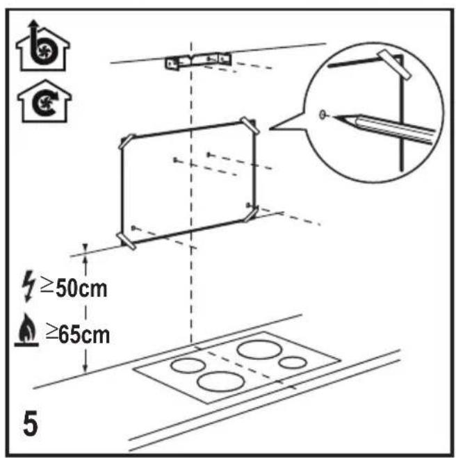 ≥50cm ≥65cm 5