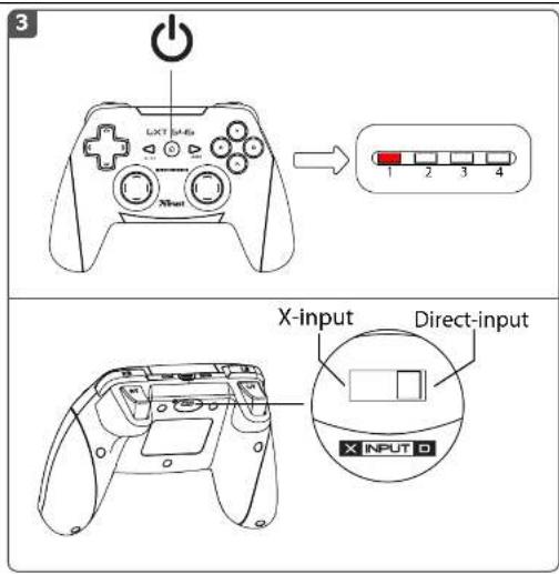 3 GXY 5.45 X-Input 1 2 3 4 X-input Direct-input X INPUT