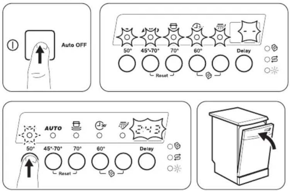 ZANUSSI ZDF26001WA - EINLEGEN VON MULTI-REINIGUNGSTABLETTEN - 2