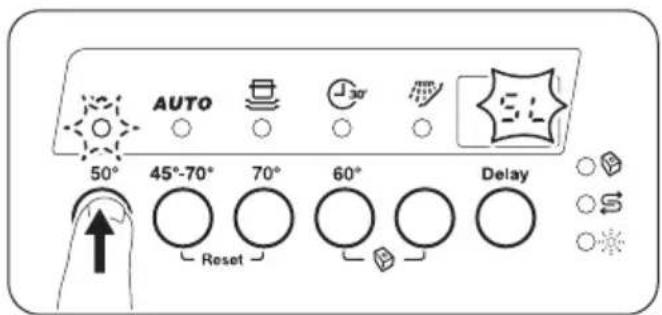 AUTO 50° 45°-70° 70° 60° Delay Reset