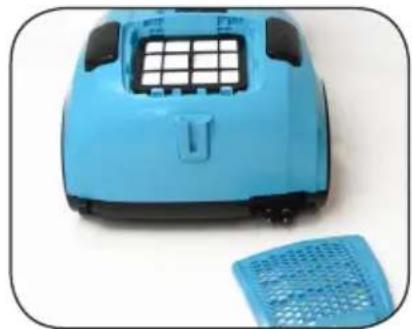 DOMO DO7277S - Cleaning the air filter or HEPA filter - 2