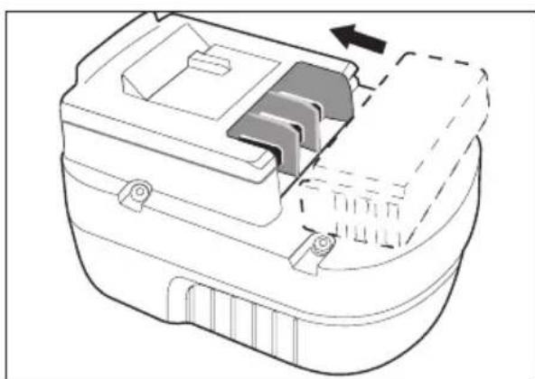 BLACK & DECKER SS12C - Información acerca del protector de la batería (Figura A) - 1