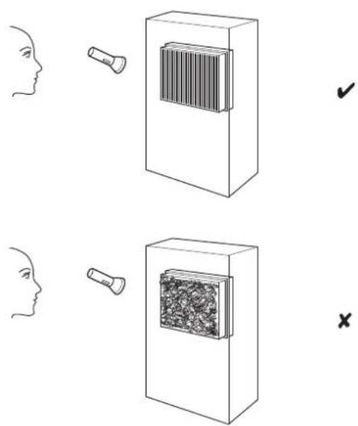 TROTEC PAC 4700 X - Contrôles visuels de l'intérieur de l'appareil pour détecter des encrassements - 1