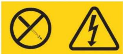 Two yellow traffic signs: a crossed-out no-smoking symbol and a warning sign with a lightning bolt.