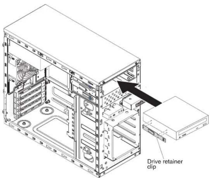 Drive retainer clip