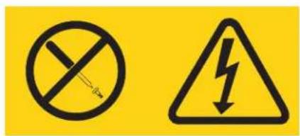 Two yellow traffic signs: a crossed-out no-smoking symbol and a warning sign with a lightning bolt.