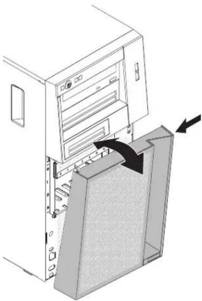 LENOVO eServer xSeries System x3100 M5 - Removingthelowerbezel - 1