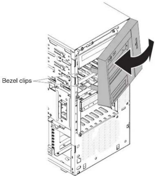Bezel clips
