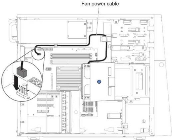 Fan power cable