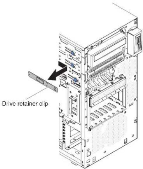 Drive retainer clip