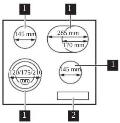 1 145 mm 265 mm 170 mm 120/175/210 mm 145 mm 1 1 2