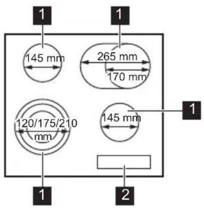 1 145 mm 265 mm 170 mm 120/175/210 mm 145 mm 1 1 2