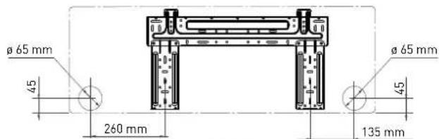 Ø 65 mm 45 260 mm Ø 65 mm 45 135 mm