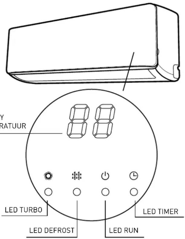 Y RATUUR 88 LED TURBO LED DEFROST LED RUN LED TIMER