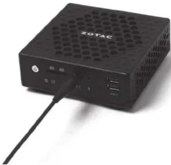 Zotac ZBOX CI521 nano - Connecting a S/PDIF cable - 2
