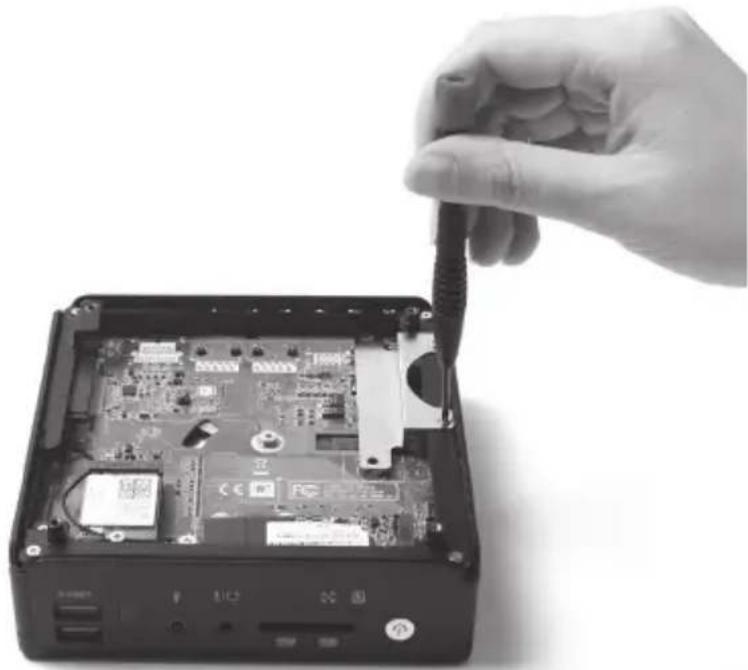 Zotac ZBOX CI521 nano - Installing a hard disk - 1