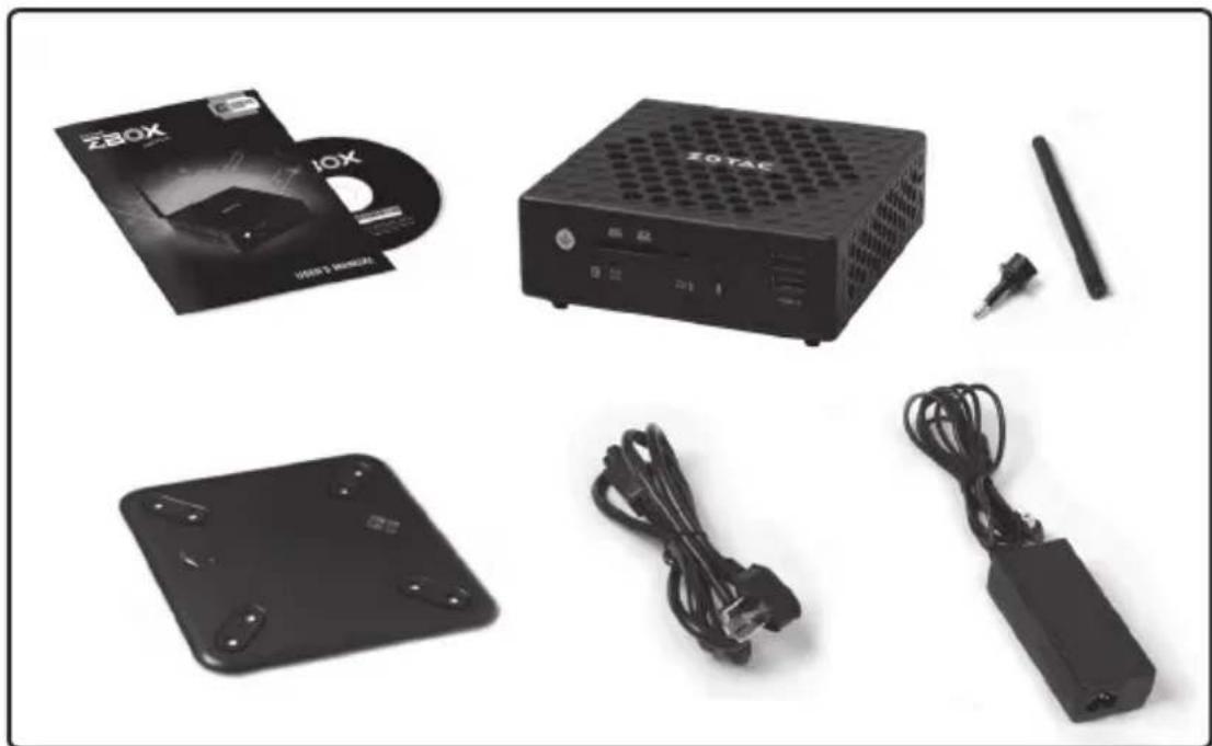 Zotac ZBOX CI521 nano - Package contents - 1