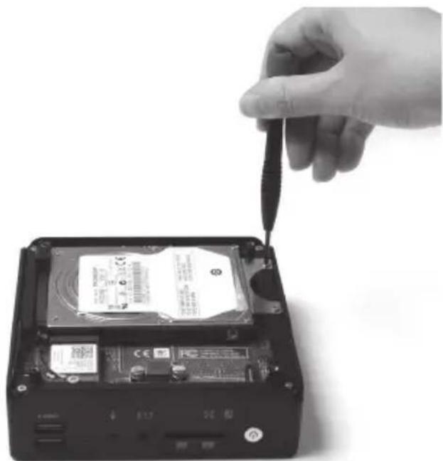 Zotac ZBOX CI521 nano - Installing a hard disk - 6