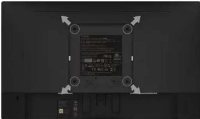 DELL E Series E2016 - Montage mural (optionnel) - 1