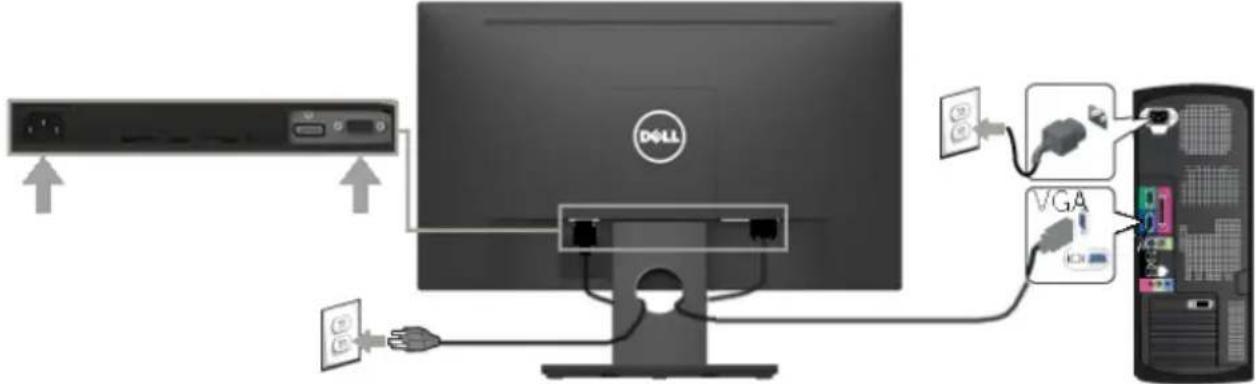 DELL E Series E2016 - Connector votre moniteur - 2