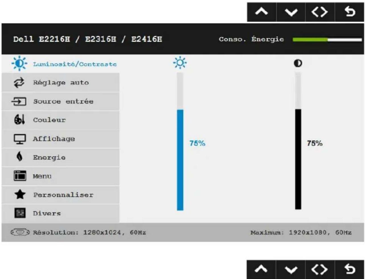 DELL E Series E2016 - Accéder au Menu Système - 5