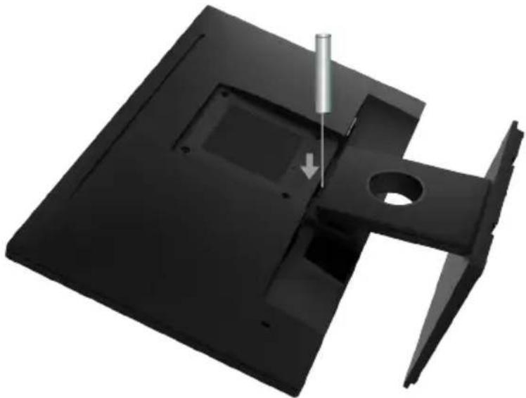 DELL E Series E2016 - Enlever la base du moniteur - 3