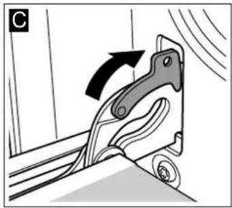 BOSCH HBN331E4 - Décrocher la porte - 3