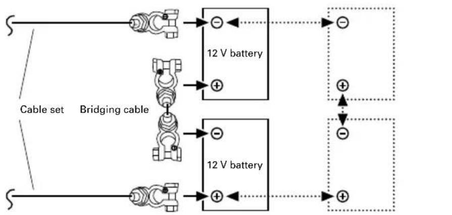 Torqeedo Cruise 4.0 R - Connecting of Cruise R/T to lead batteries (Gel, AGM), or conventional lithium batteries - 2