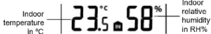 TFA Xeno - INDOOR TEMPERATURE/HUMIDITY DATA - 1