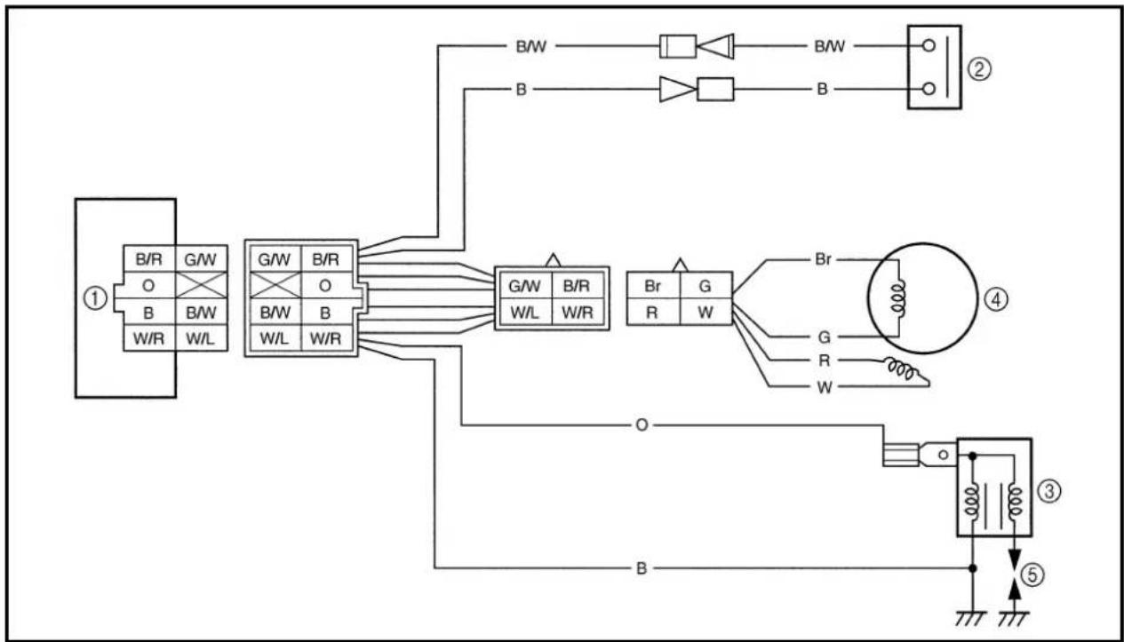 YAMAHA TT-R125LW (2002) - WIRING DIAGRAM - 1