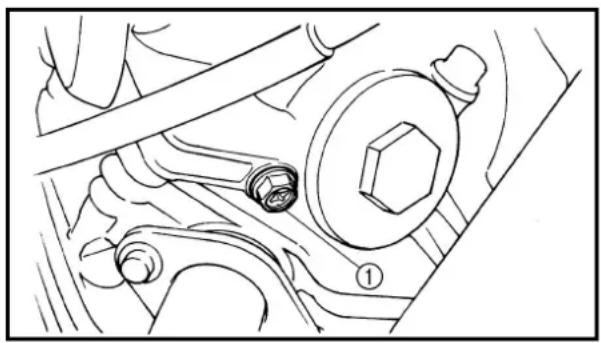 YAMAHA TT-R125LW (2002) - OIL PRESSURE INSPECTION/PILOT AIR SCREW ADJUSTMENT/ENGINE IDLING SPEED ADJUSTMENT - 2
