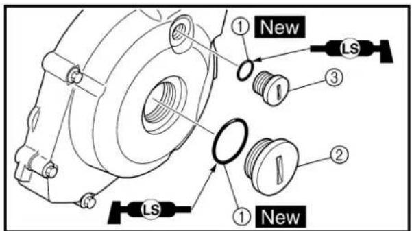 YAMAHA TT-R125LW (2002) - Kontermutter 8 Nm (0,8 m • kg) - 1