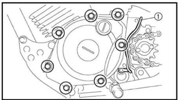 YAMAHA TT-R125E (2004) - CDI MAGNETO AND STARTER CLUTCH (TT-R125E/TT-R125LWE) - 2