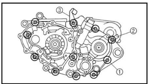 YAMAHA WR250F (2000) - CRANKCASE BEARING - 2