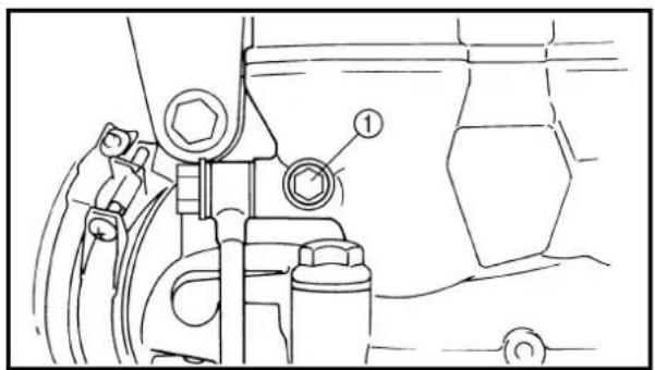 YAMAHA WR250F (2000) - OIL PRESSURE INSPECTION/ PILOT SCREW ADJUSTMENT - 1
