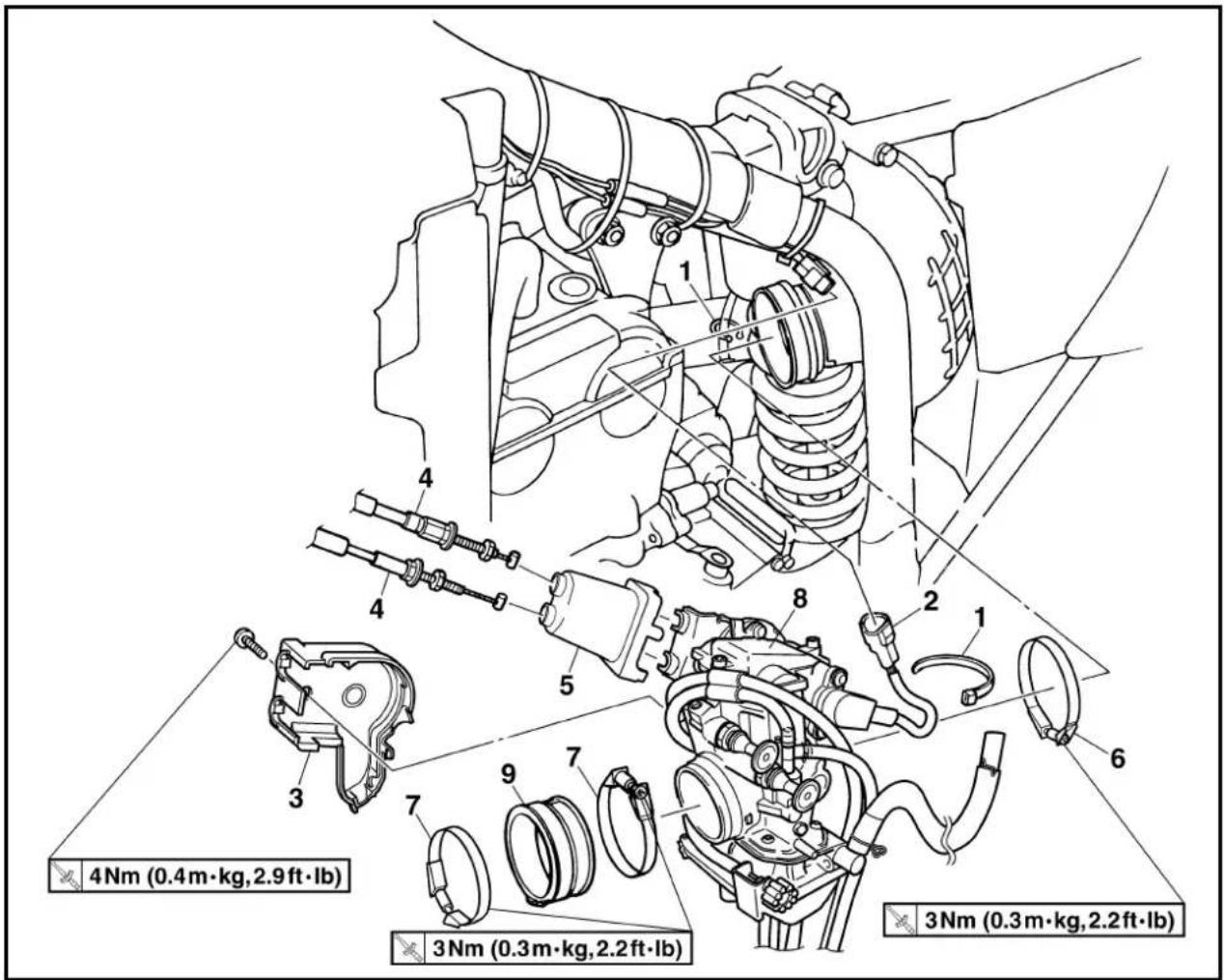 YAMAHA WR250F (2001) - CARBURETOR - 2