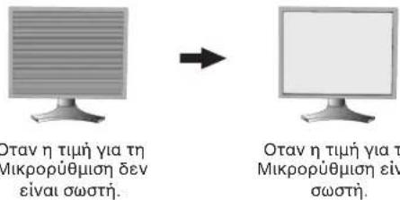 Отая η τιμή για τη Μικρορύθμιση δεν είναι σωστή. Отая η τιμή για τη Μικρορύθμιση είν σωστή.