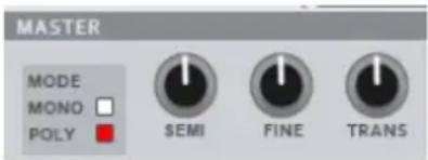 MASTER MODE MONO POLY SEMI FINE TRANS