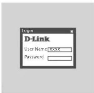 Login D-Link User Name xxxx Password