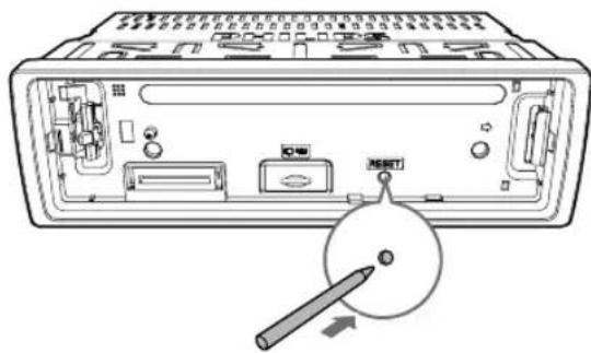 PHILIPS CarStudio CE235BT - Zurücksetzen des Systems - 1