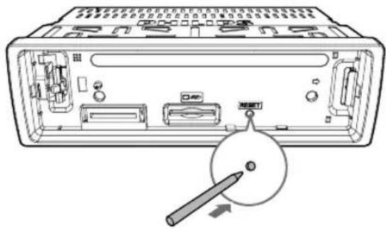 PHILIPS CarStudio CE233 - Zurücksetzen des Systems - 1