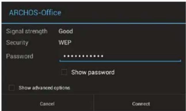 ARCHOS Neon 90 - Se connecter à un réseau WiFi - 3
