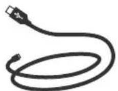 Coiled black cable with a small connector, no text or symbols visible.