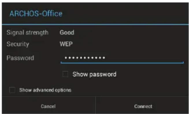 ARCHOS Neon 90 - WiFi (WLAN) Verbindung - 3