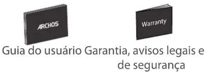 ARCHOS Garantia Guia do usuário Garantia, avisos legais e de segurança