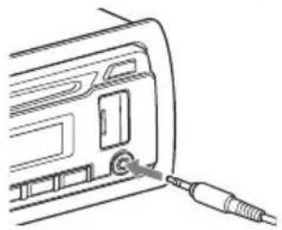 SONY MEX-N6001BD - Anschließen eines tragbaren Audiogeräts - 1