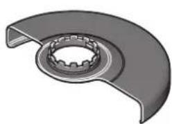 3D rendered mechanical component with curved and ring features (no text or symbols)