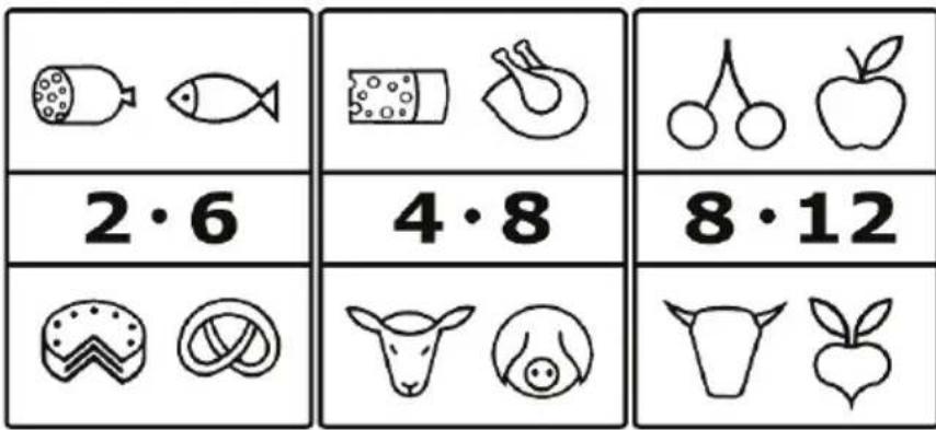 2·6 4·8 8·12